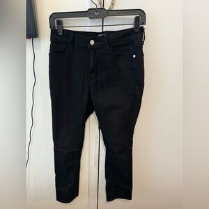 Abercrombie Black Midrise Super Skinny Ankle